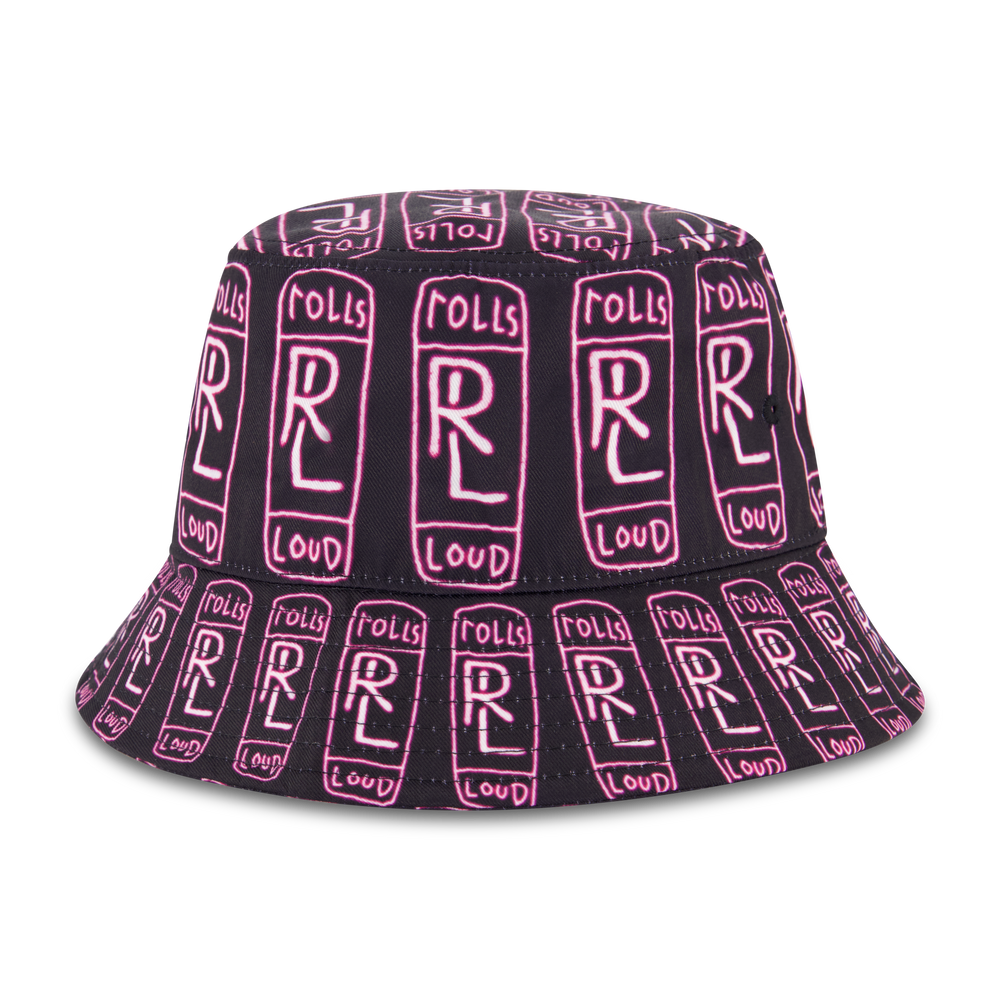 Rolling Loud x B2SS RL AOP Bucket Hat Black/Purple