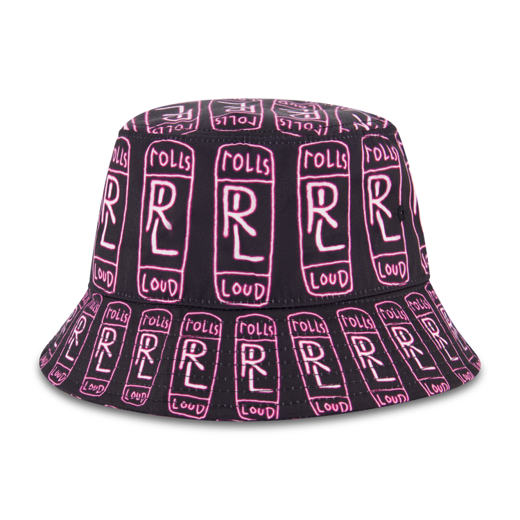 Rolling Loud x B2SS RL AOP Bucket Hat Black/Purple