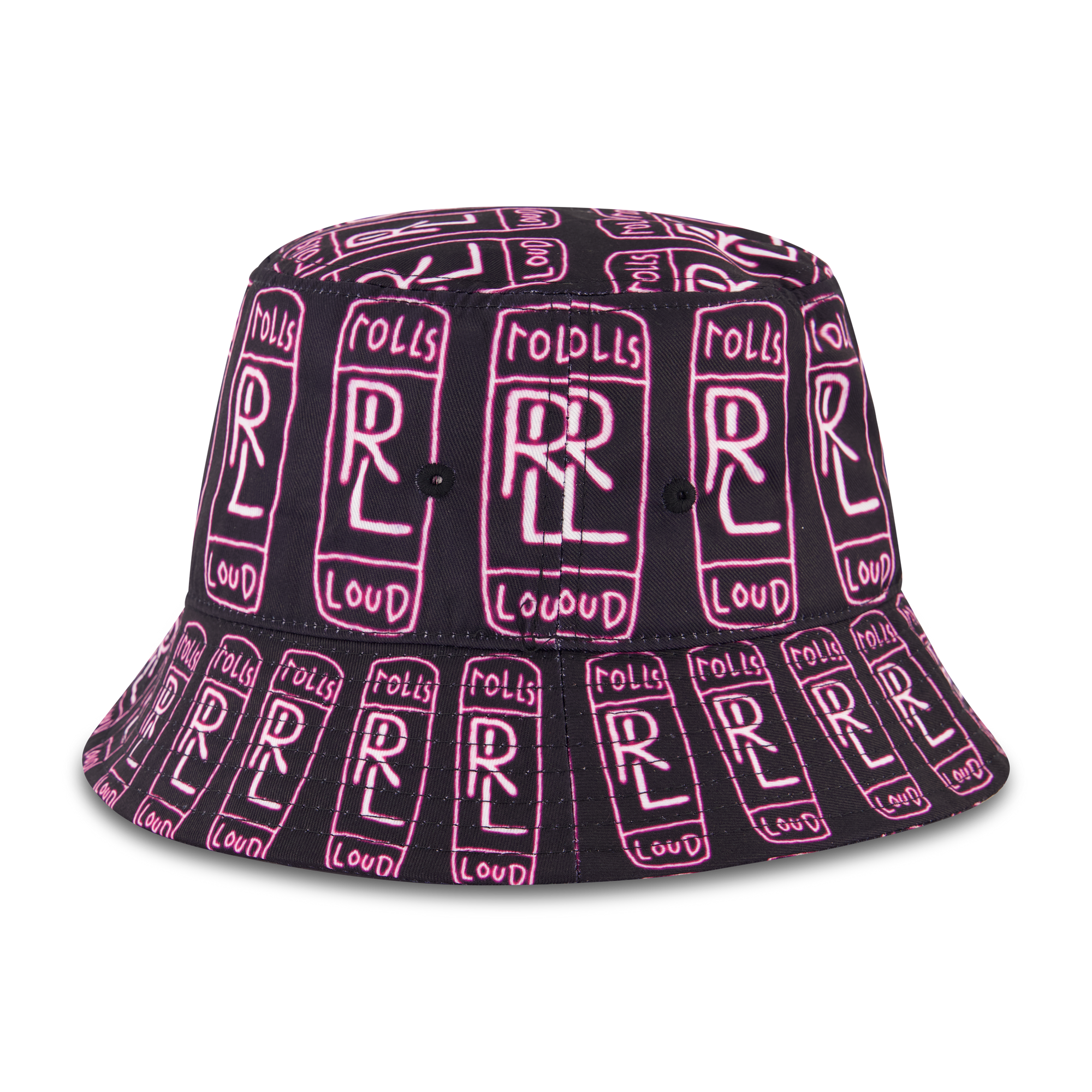 Rolling Loud x B2SS RL AOP Bucket Hat Black/Purple
