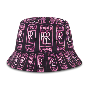 Rolling Loud x B2SS RL AOP Bucket Hat Black/Purple