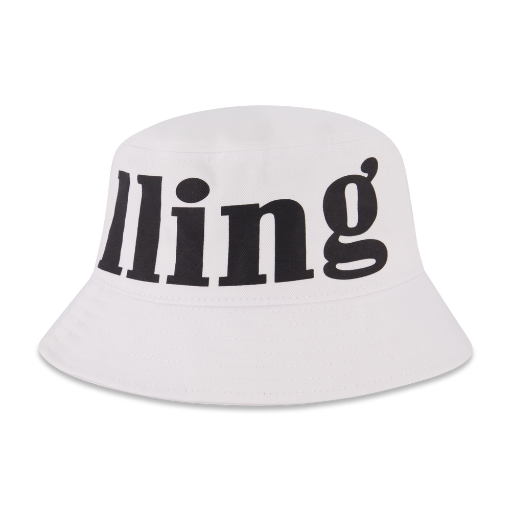 RL Wrap Around White Bucket Hat