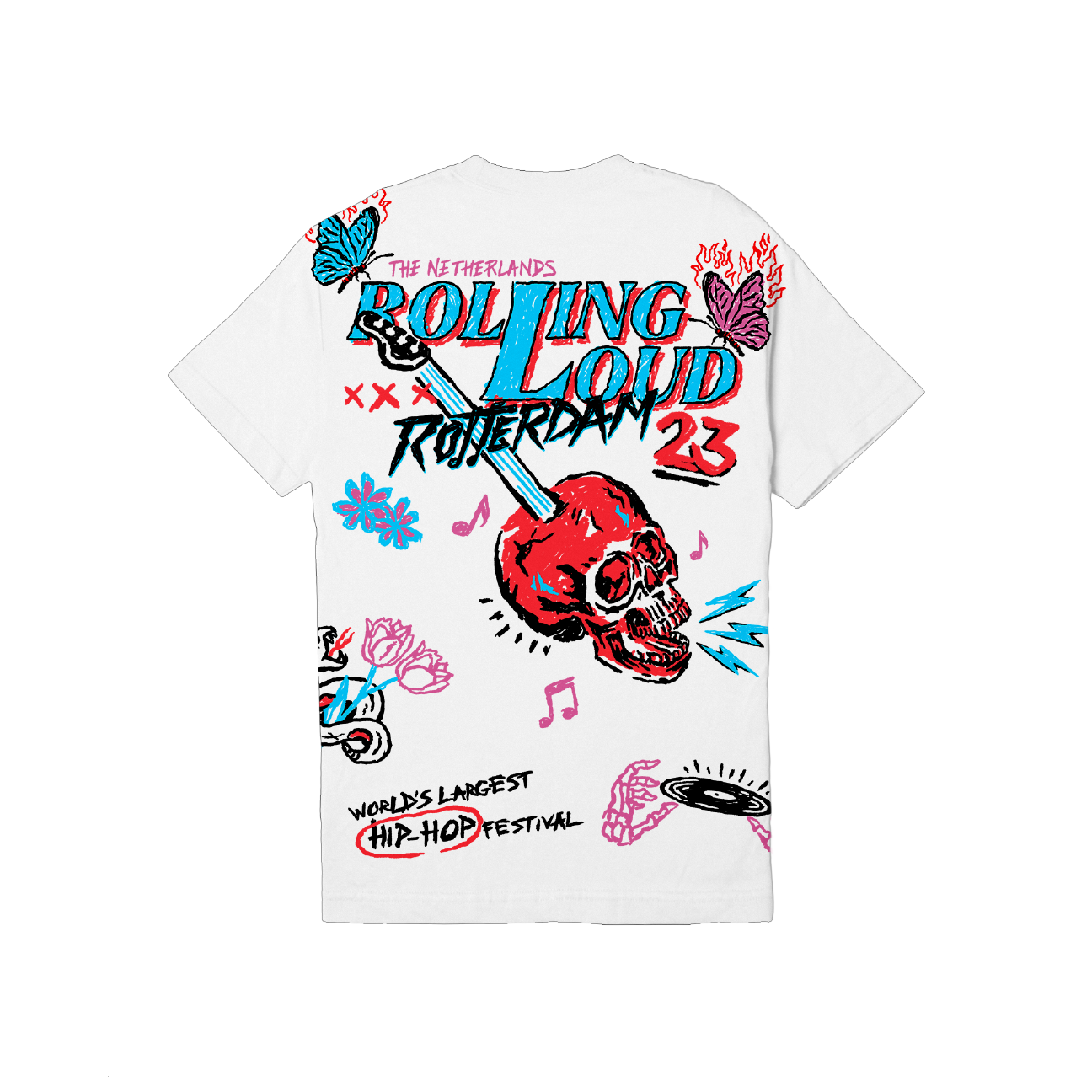 RL Rotterdam 23 Bite Back White Lineup Tee