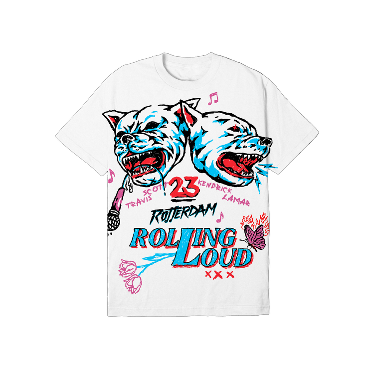 RL Rotterdam 23 Bite Back White Lineup Tee