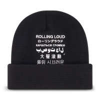 RL Dialect Black Beanie