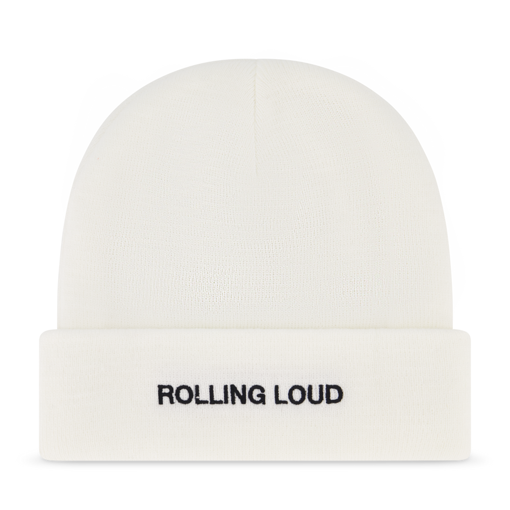 RL Dialect White Beanie