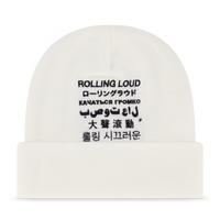 RL Dialect White Beanie