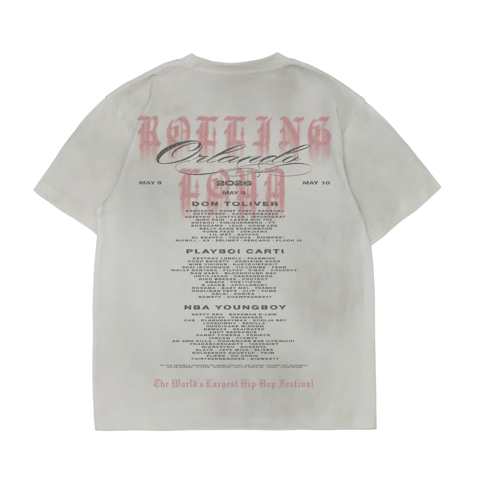 REFLECTION CREAM 26 LINEUP TEE
