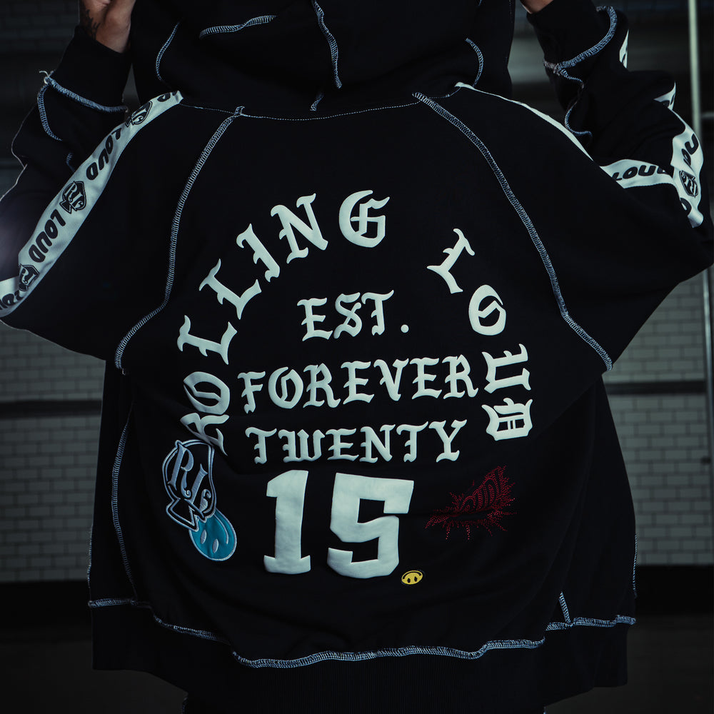 BORN MISFIT ZIP UP HOODIE