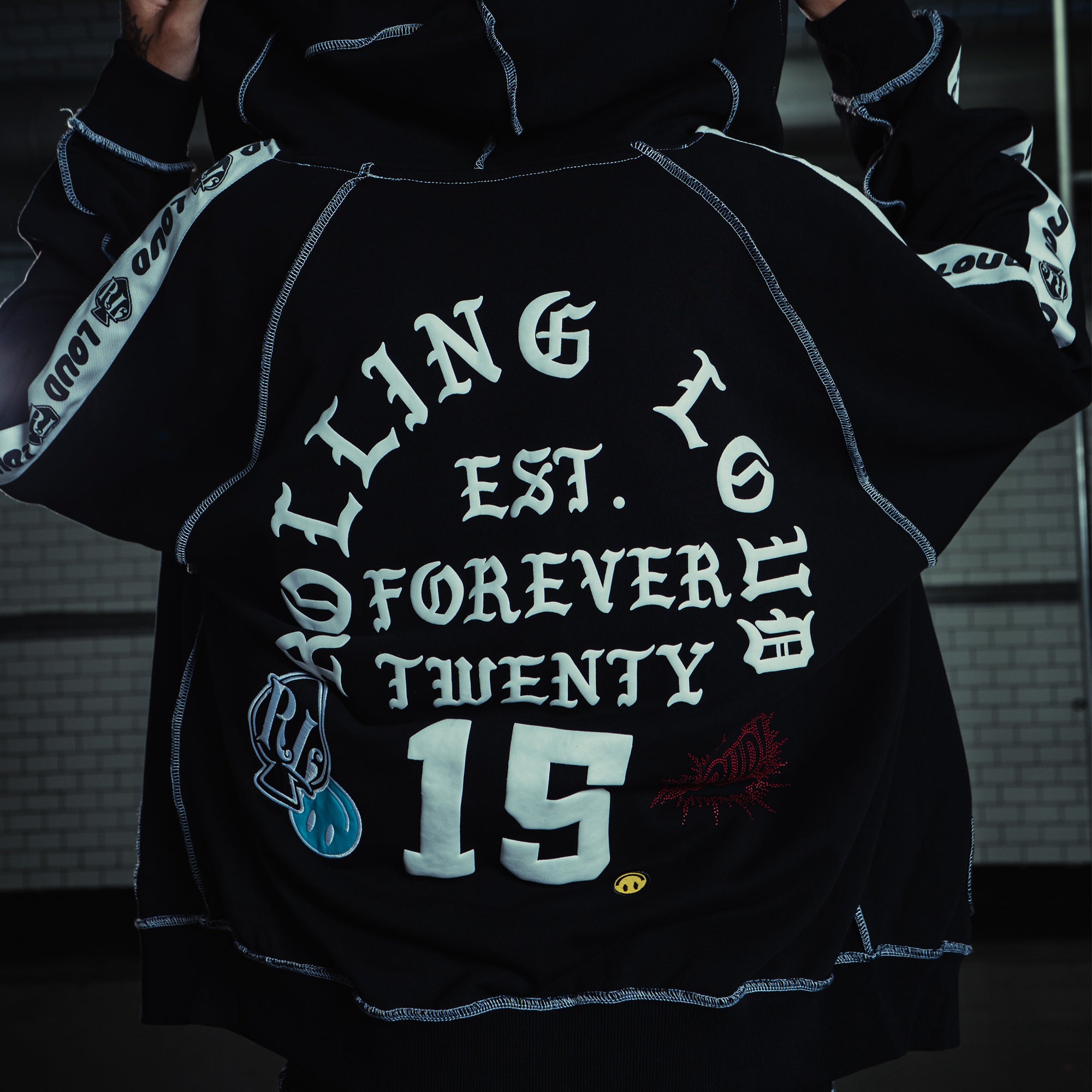 BORN MISFIT ZIP UP HOODIE