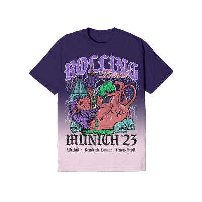 RL Munich 23 Bottoms Up Purple Lineup Tee