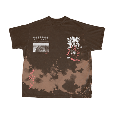 RL Miami 24 Threshold Brown Tiedye Lineup Tee