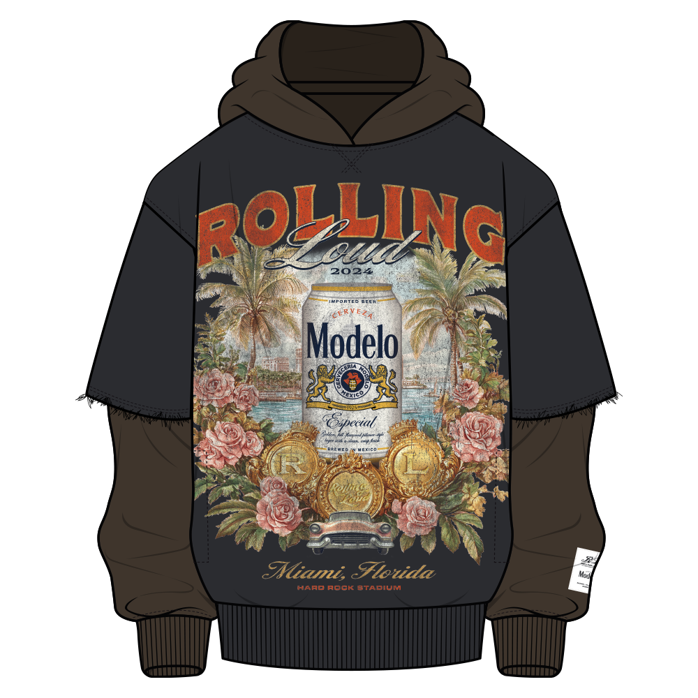 RL X Modelo Miami 24 Calle Soul Double Layer Hoodie ( Online Exclusive )