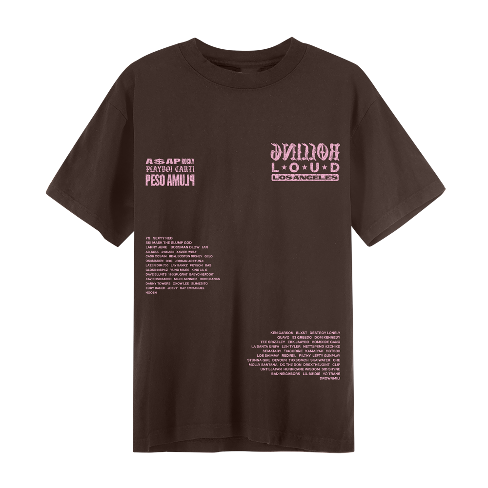 RL LA 25 Work Chocolate Lineup Tee