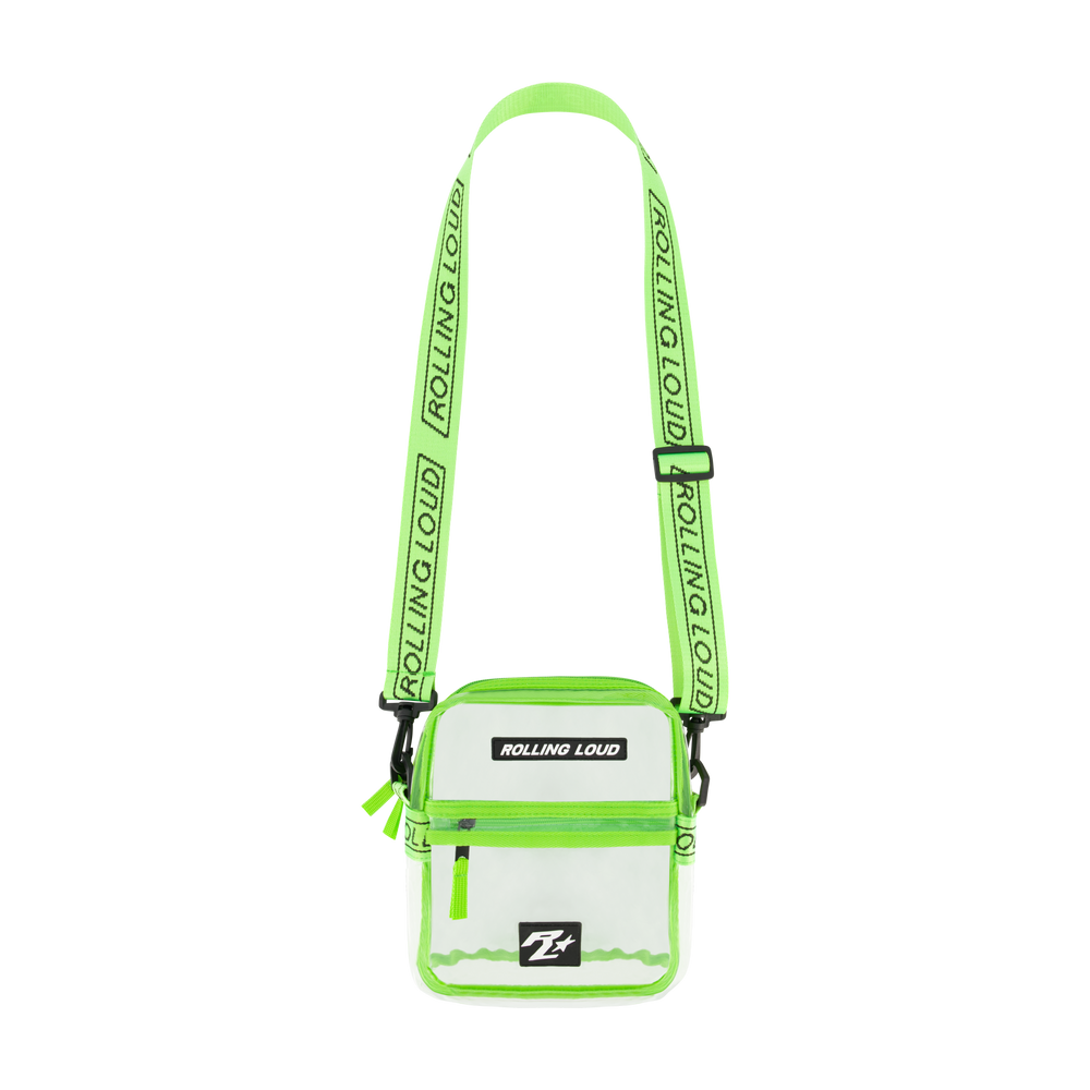 RL Green Clear Shoulder Bag - Festival Approved