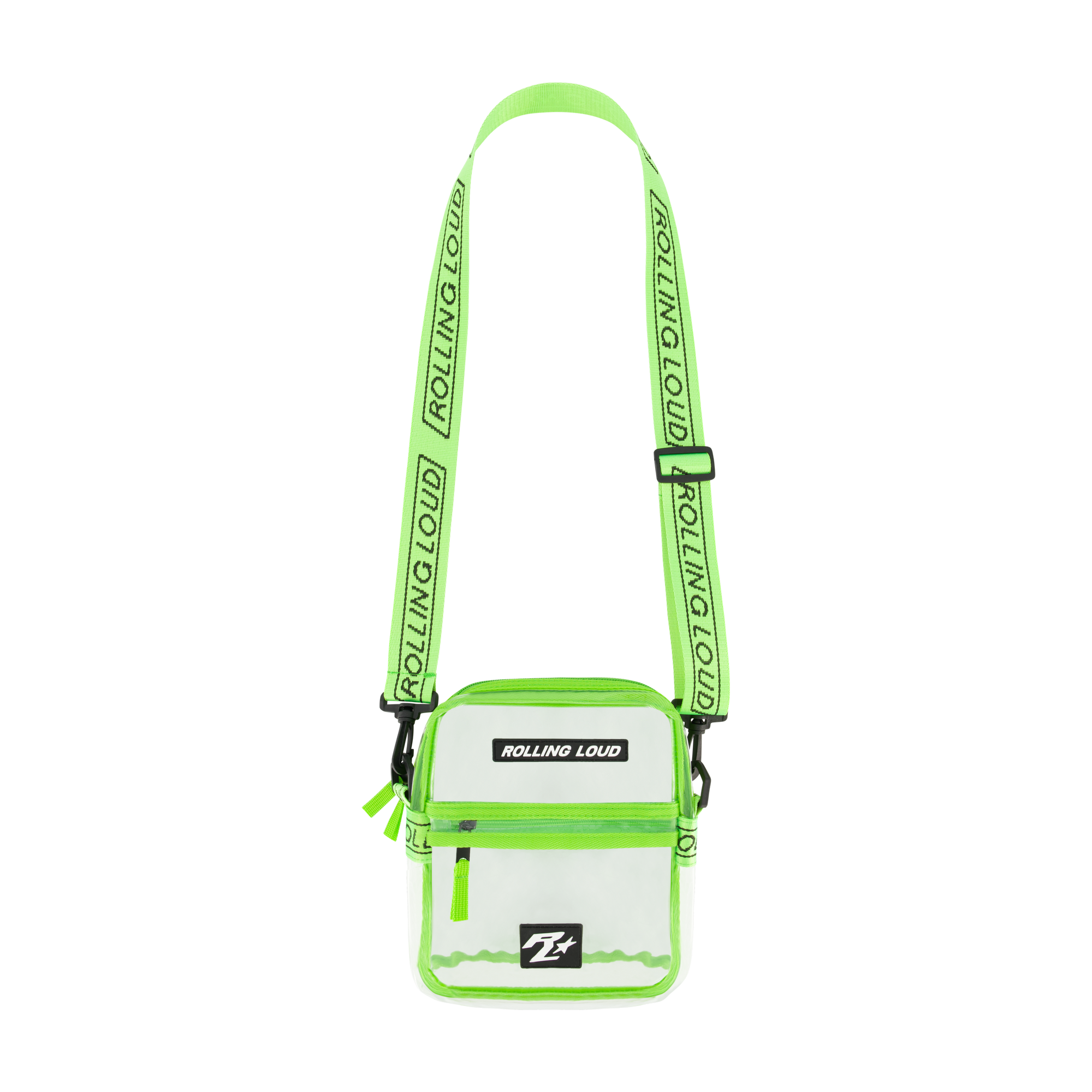 RL Green Clear Shoulder Bag - Festival Approved