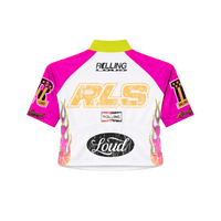 RLS Pink Flames Cropped Cycle Jersey