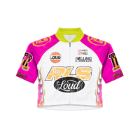 RLS Pink Flames Cropped Cycle Jersey