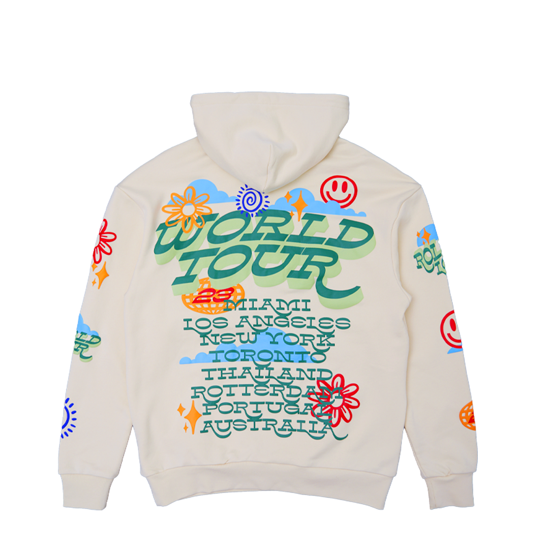 RL Wild World Tour Cream Hoodie