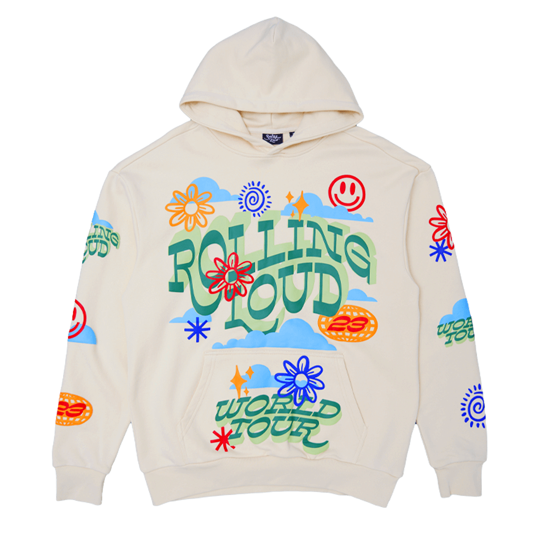 RL Wild World Tour Cream Hoodie