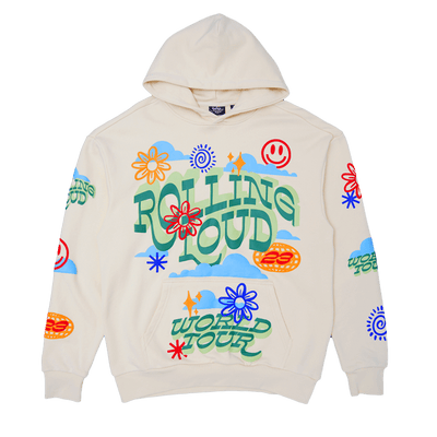 RL Wild World Tour Cream Hoodie