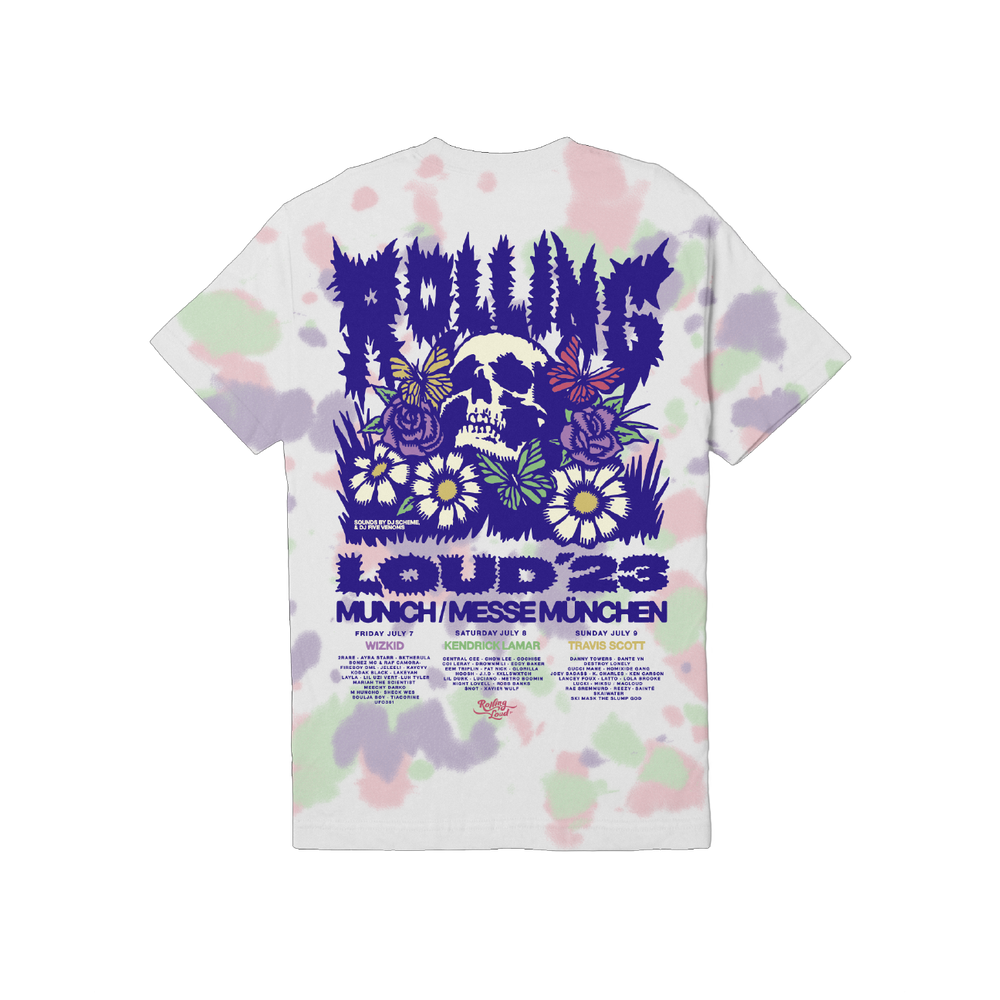 RL Munich 23 Dead Bed Tie Dye Lineup Tee