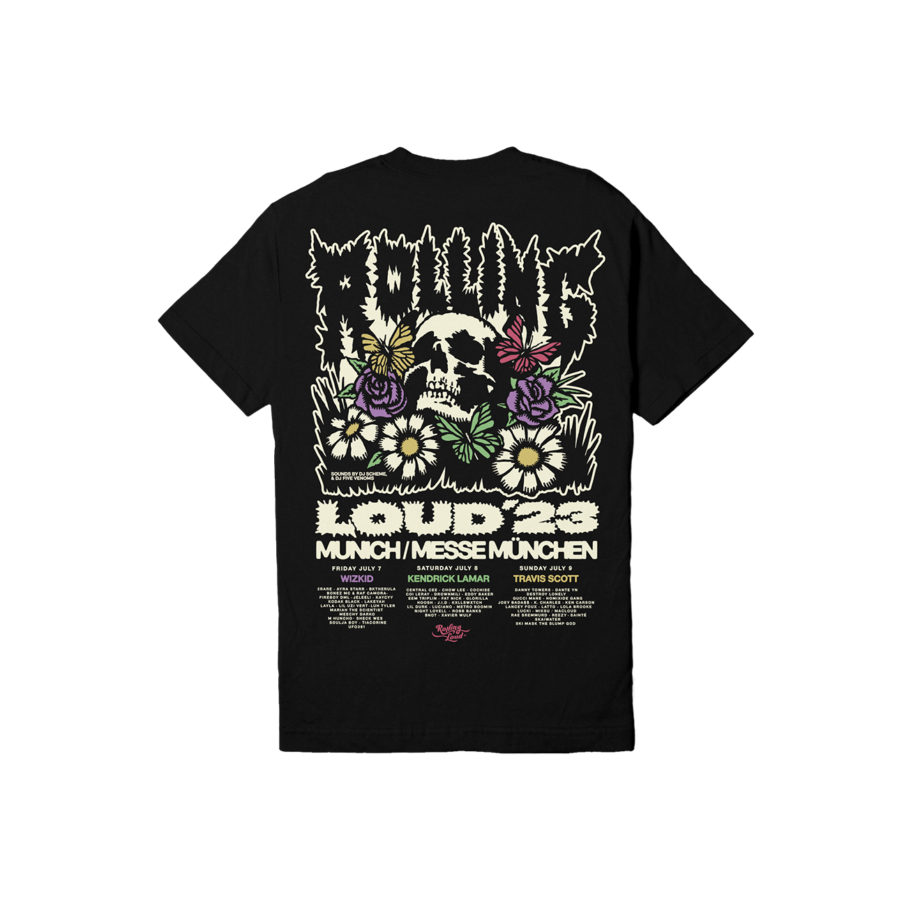 RL Munich 23 Dead Bed Black Lineup Tee