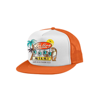 RL Miami 23 Deco Orange Trucker Hat