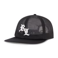 RL OE Full Mesh Black Snapback Hat