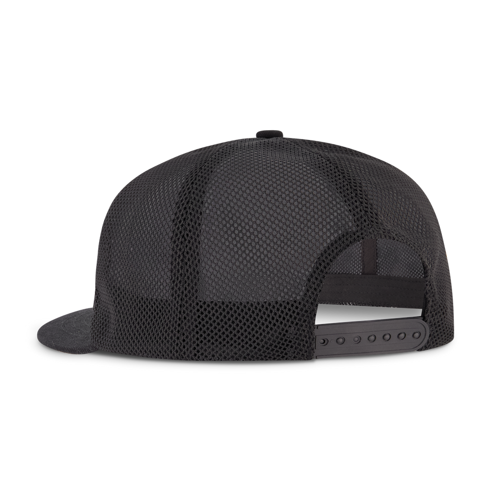 RL OE Full Mesh Black Snapback Hat