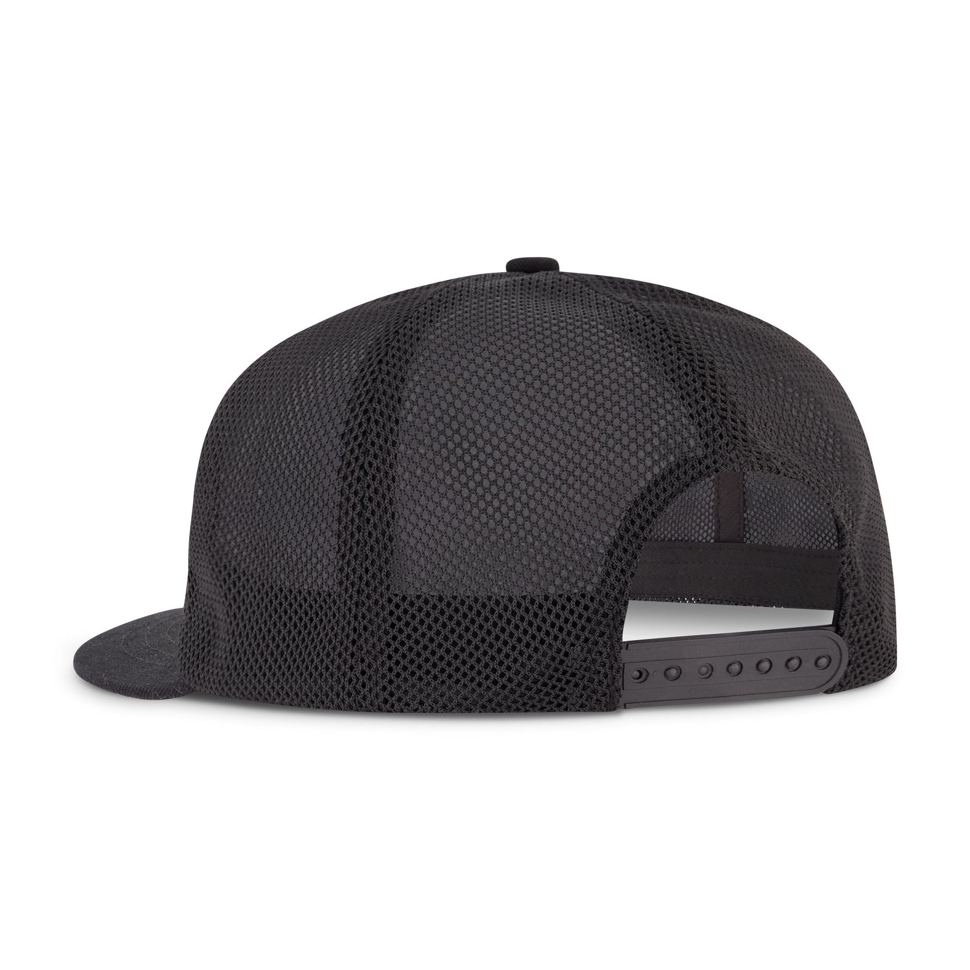 RL OE Full Mesh Black Snapback Hat