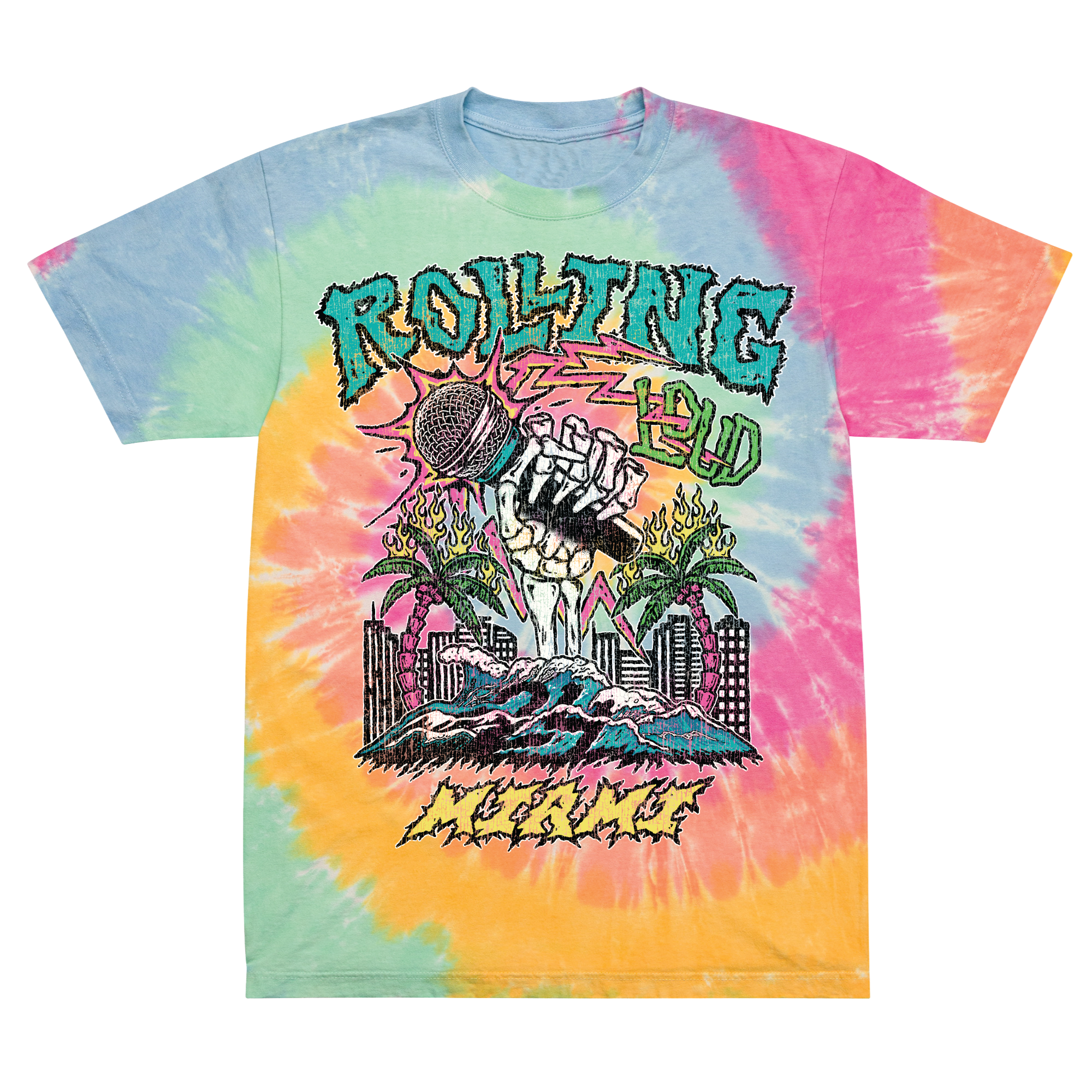 RL Miami 24 Takeover Tiedye Lineup Tee