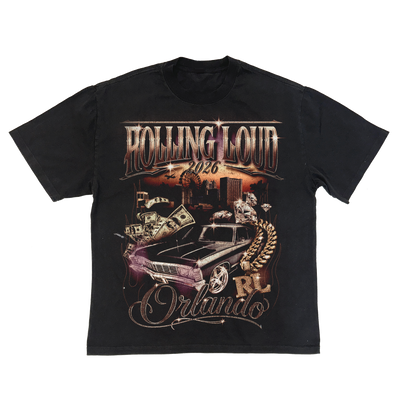 DONK WASHED BLACK BLING 26 LINEUP TEE