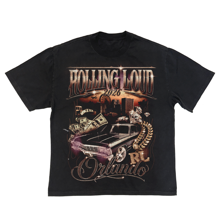 DONK WASHED BLACK BLING 26 LINEUP TEE