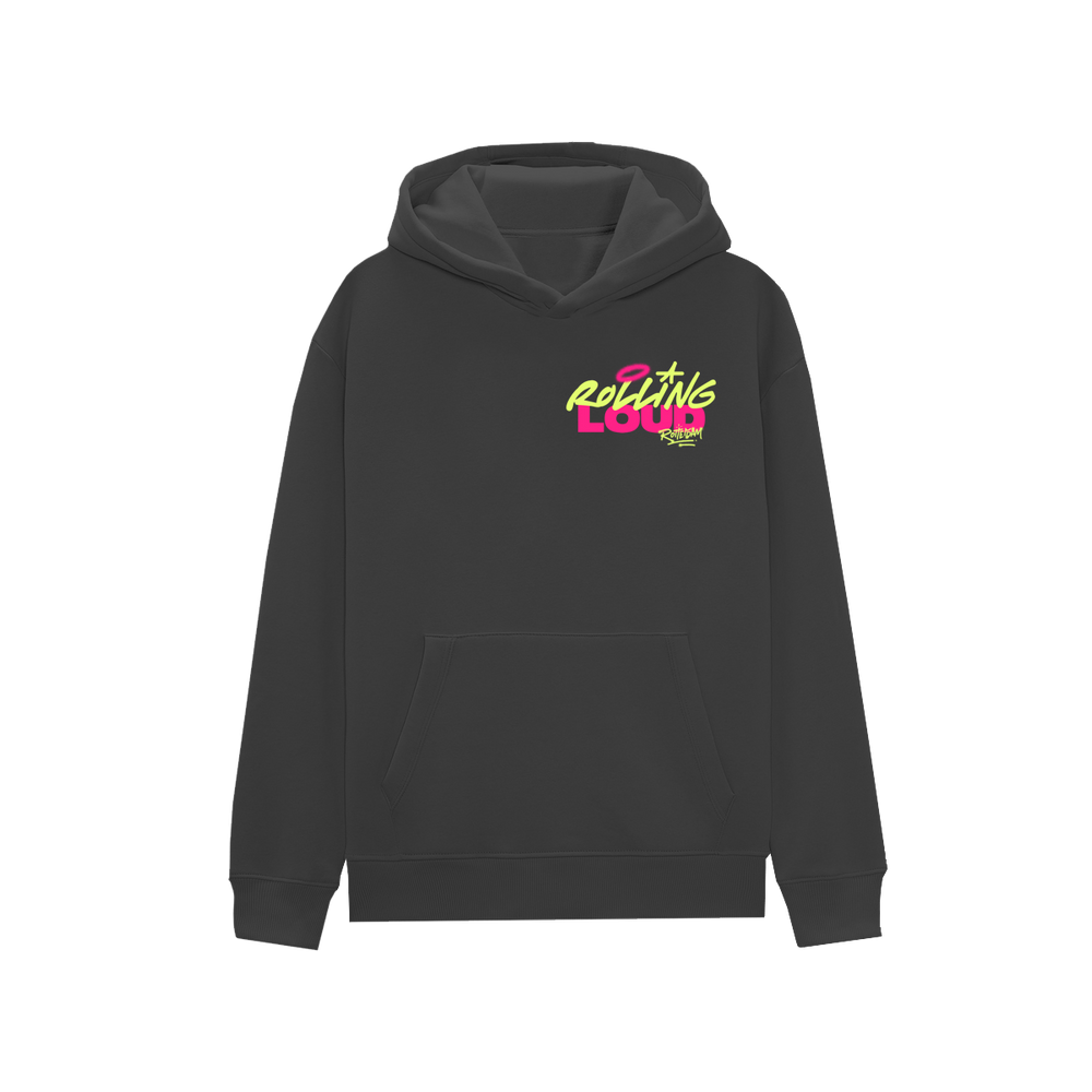 RL Rotterdam 2 Birds Washed Black Lineup Hoodie