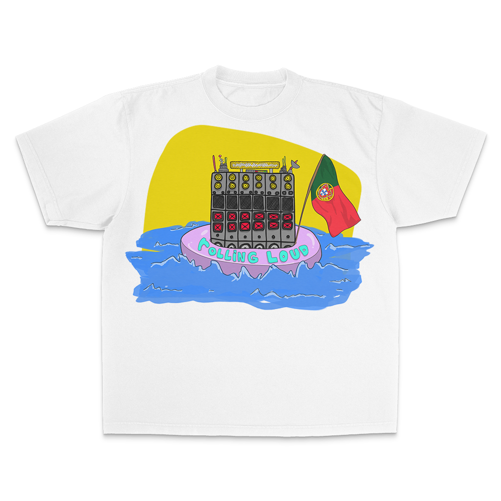RL Portugal 23 Speaker Island White Lineup Tee