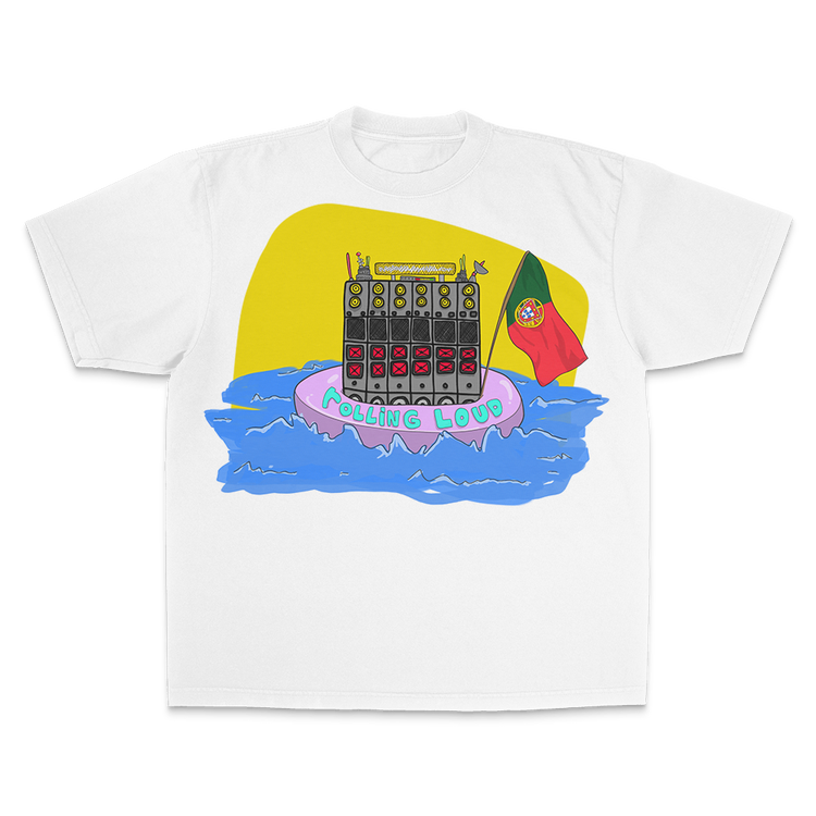 RL Portugal 23 Speaker Island White Lineup Tee