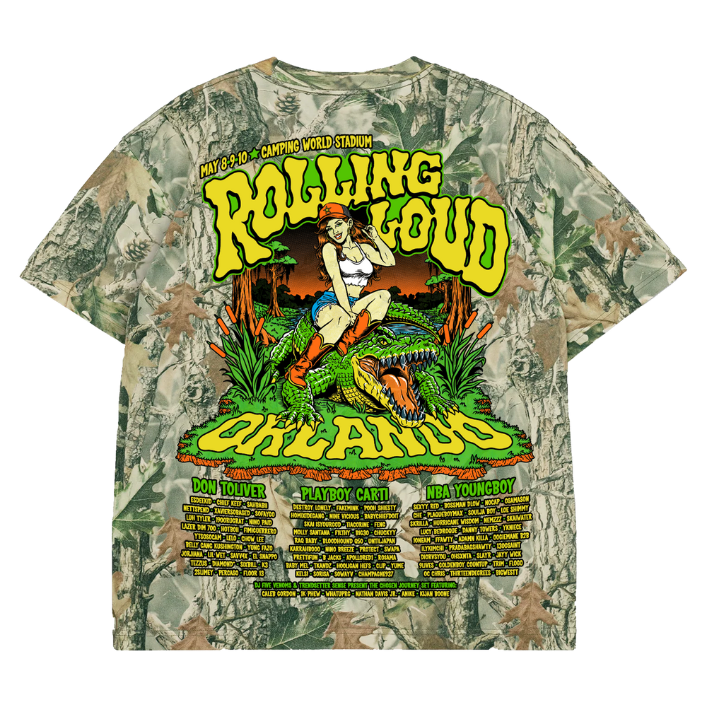 Swamp Wrasslin Camo 26 Lineup Tee