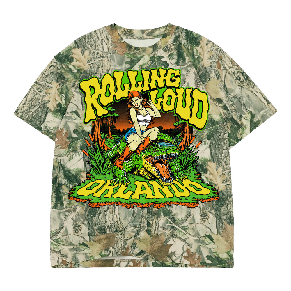 Swamp Wrasslin Camo 26 Lineup Tee