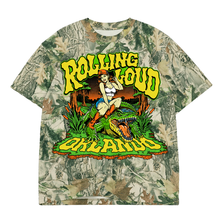 Swamp Wrasslin Camo 26 Lineup Tee