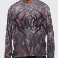 GOTHIC FLAME LONG SLEEVE THERMAL