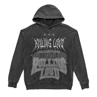 RL G-Metal Logos Vintage Black Hoodie