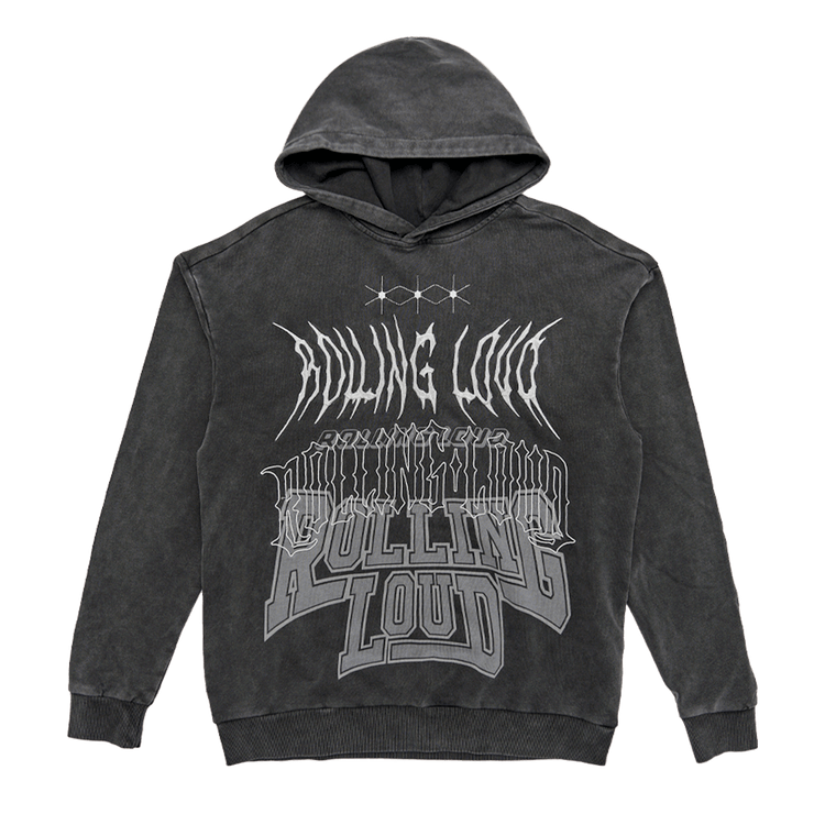 RL G-Metal Logos Vintage Black Hoodie