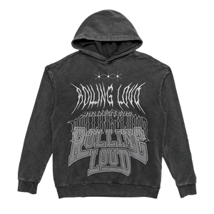 RL G-Metal Logos Vintage Black Hoodie