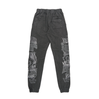 RL G-Metal Logos Vintage Black Sweatpants