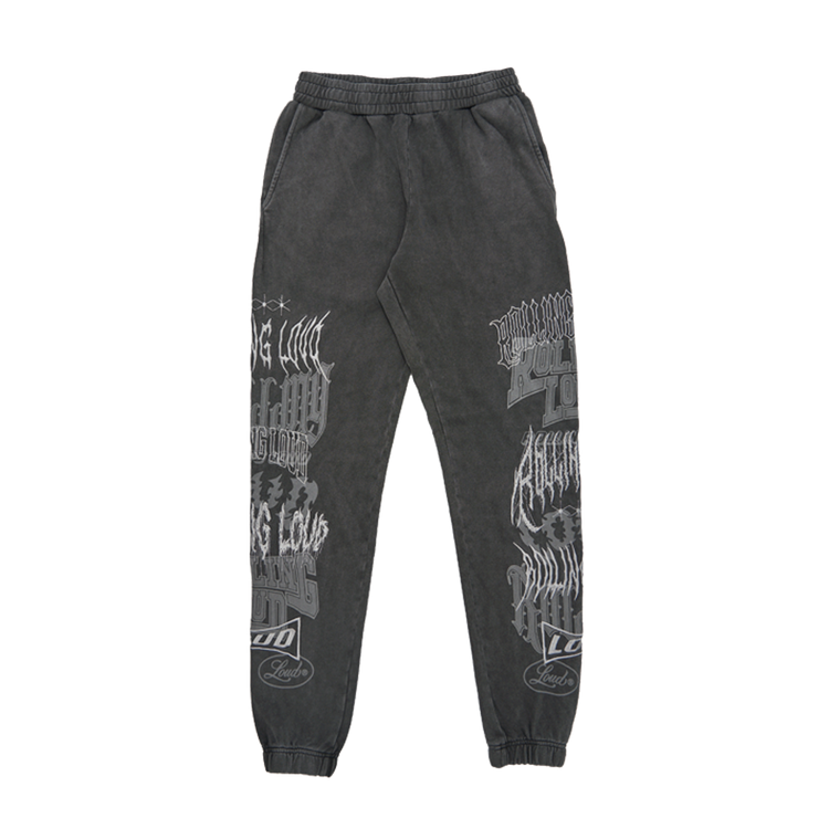 RL G-Metal Logos Vintage Black Sweatpants