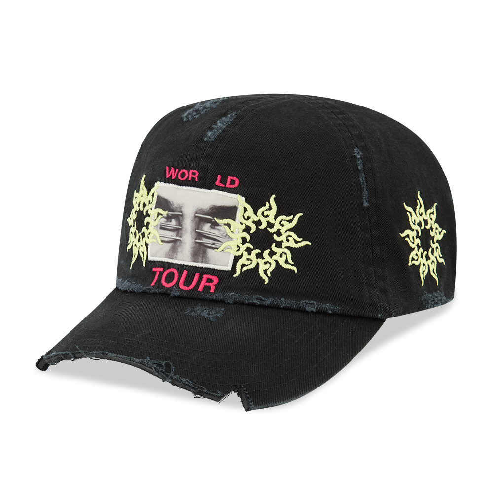 DISTRESSED NAIL DAD HAT