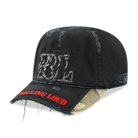 DISTRESSED CAMO CHAOS DAD HAT