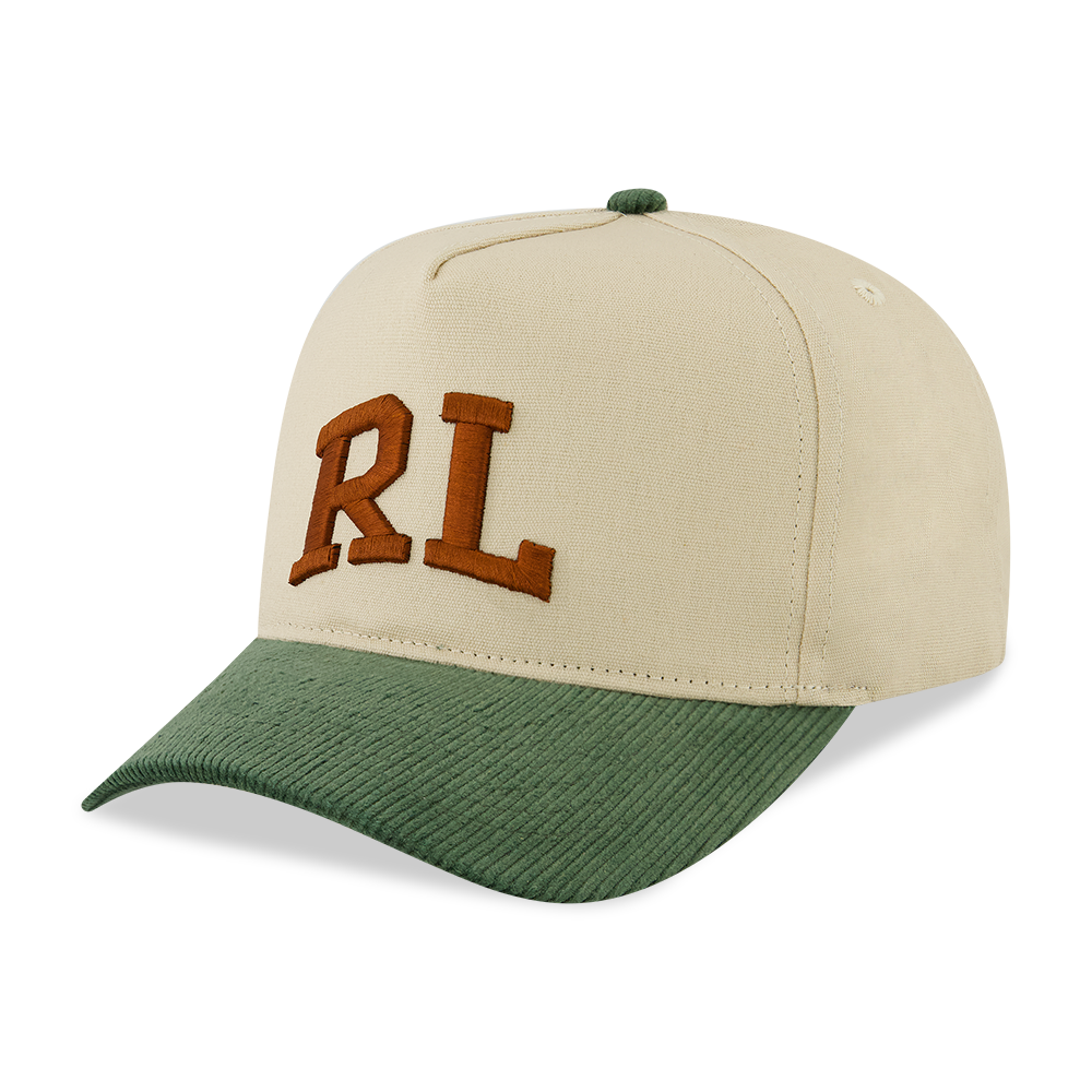 RL Cream Corduroy Hat
