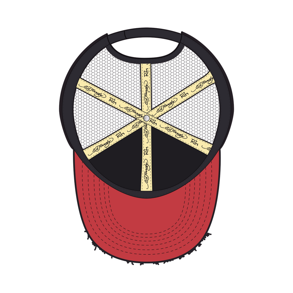 RL X ED HARDY TRUCKER HAT