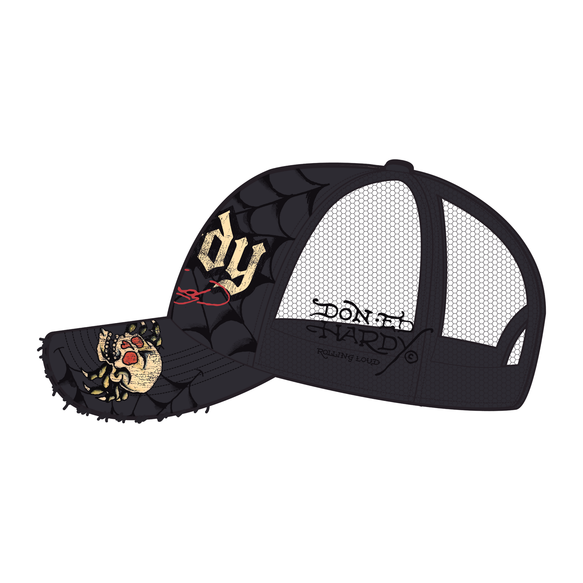 RL X ED HARDY TRUCKER HAT